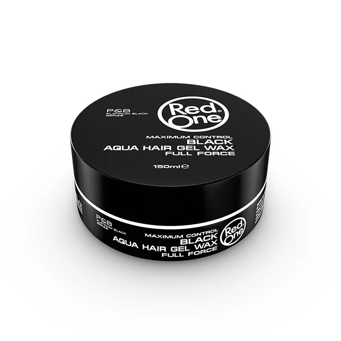 RED ONE BLACK AQUA HAIR GEL WAX FULL FORCE CERA PER CAPELLI 150 ML