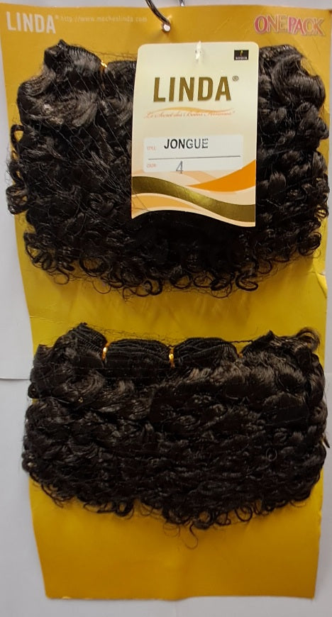 Jongue 4 Weavon, Extension, Tissage-Artificial Hair 10", 12" 200G