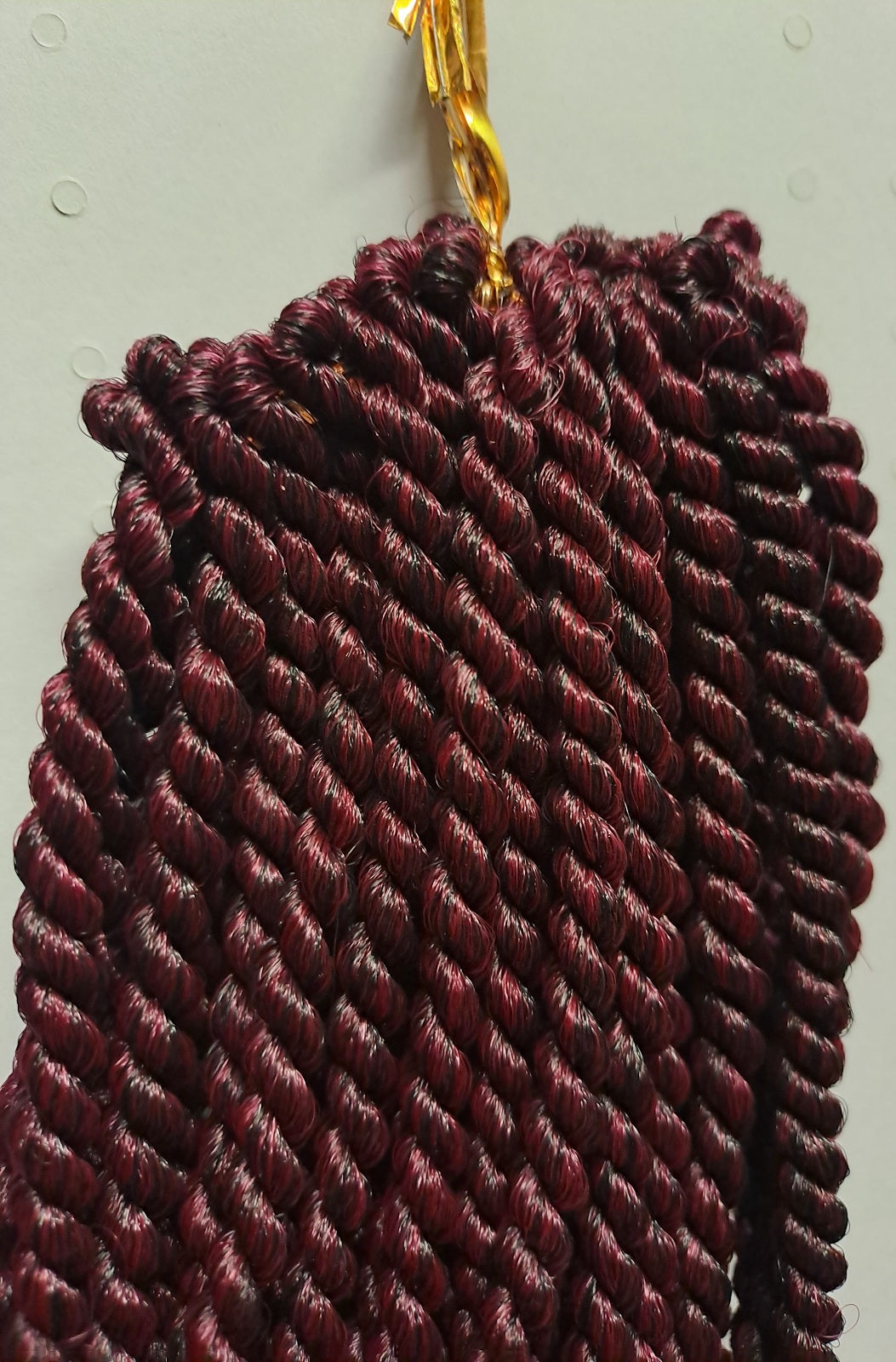 Senegal Twist Multi 20” 1/BURG 30 crochet