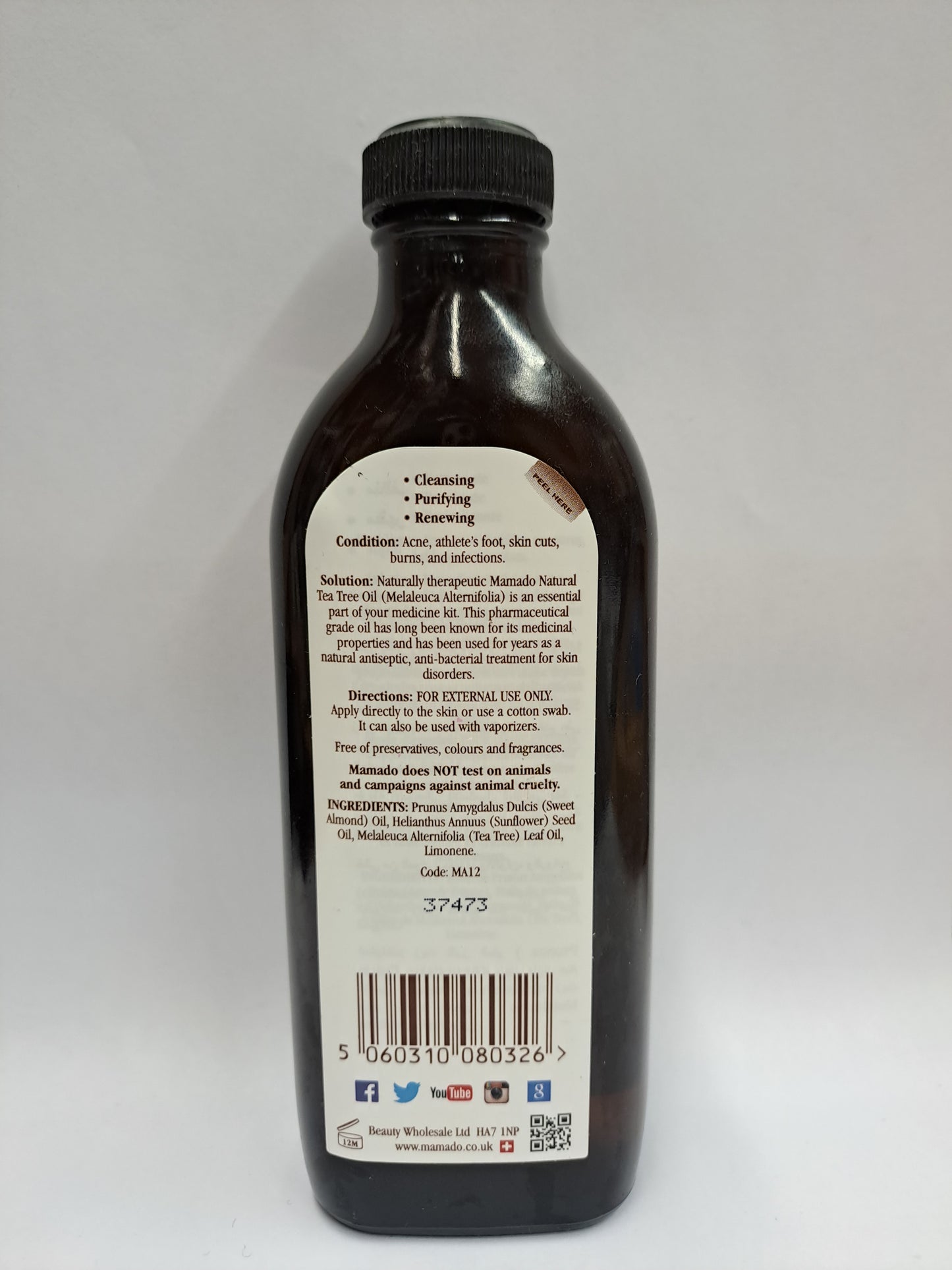 Mando Natural Tea Tree Oil. 150ml