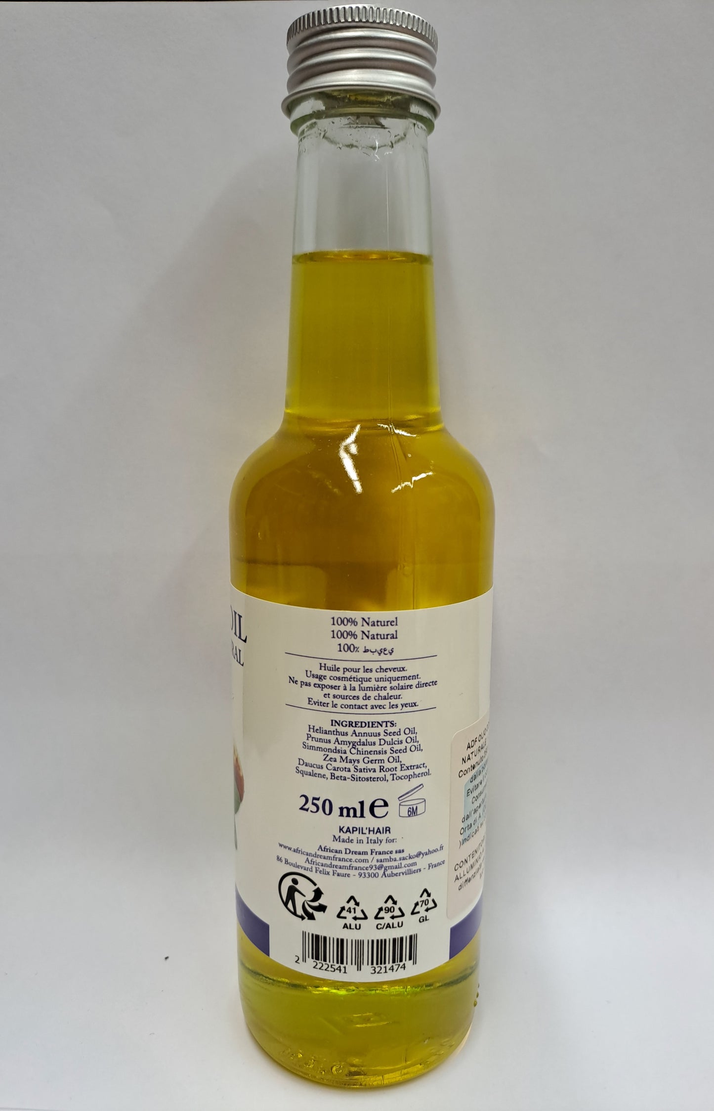 Jojoba Oil 100% Natural 250ml
