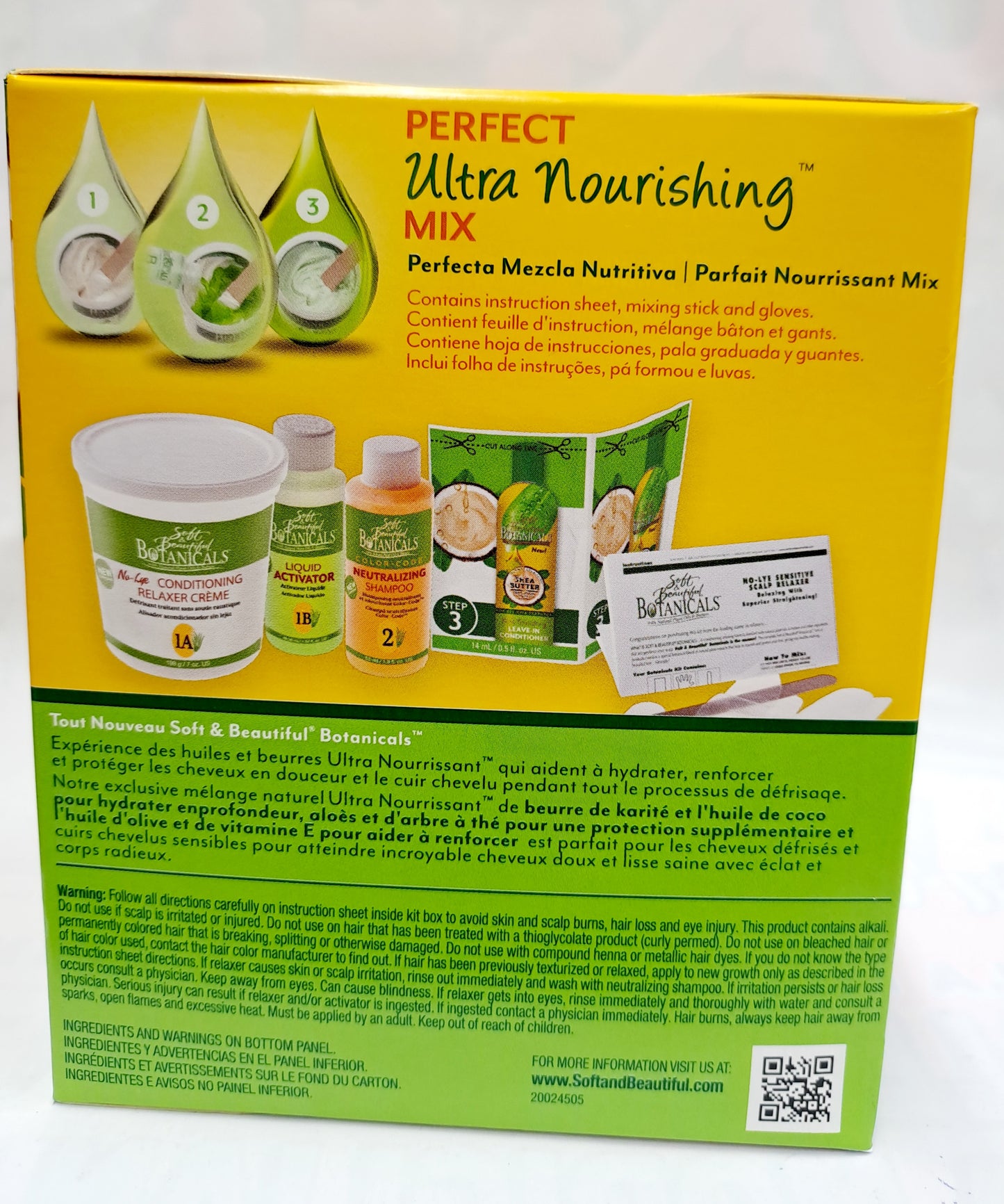 Soft And Beautiful Botanicals With Natural Plant And Butters Relaxer Kit Super