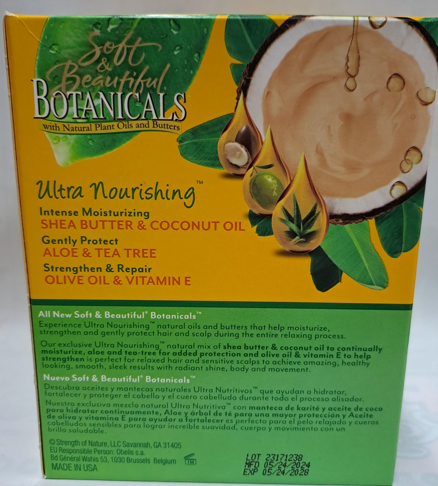 Soft And Beautiful Botanicals With Natural Plant And Butters Relaxer Kit Regular