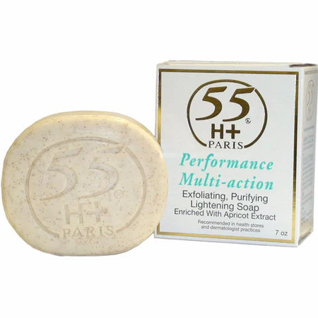 55H+ Paris Ultra Performance Multi-Action Exfoliating Purifying Toning Soap 200g/7oz