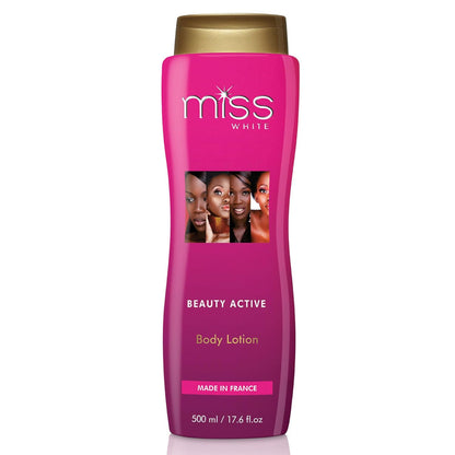 FAIR & WHITE MISS WHITE BEAUTY ACTIVE LIGHTENING BODY LOTION - LAIT ÉCLAIRCISSANT CORPS 500ml