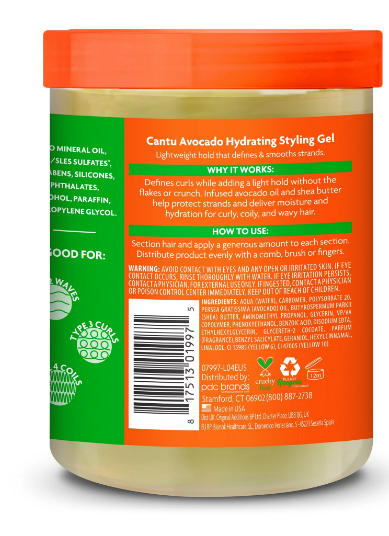 Cantu Avocado Hydrating Gel 524G