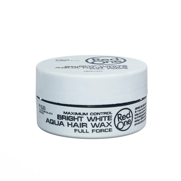 RED ONE BRIGHT WHITE AQUA HAIR WAX FULL FORCE CERA PER CAPELLI 150 ML