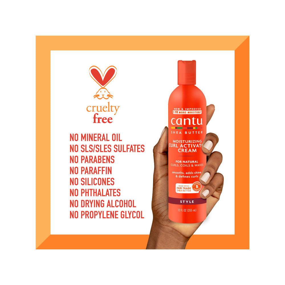 Cantu Shea Butter for Natural Hair Moisturizing Curl Activator Cream 355 ml
