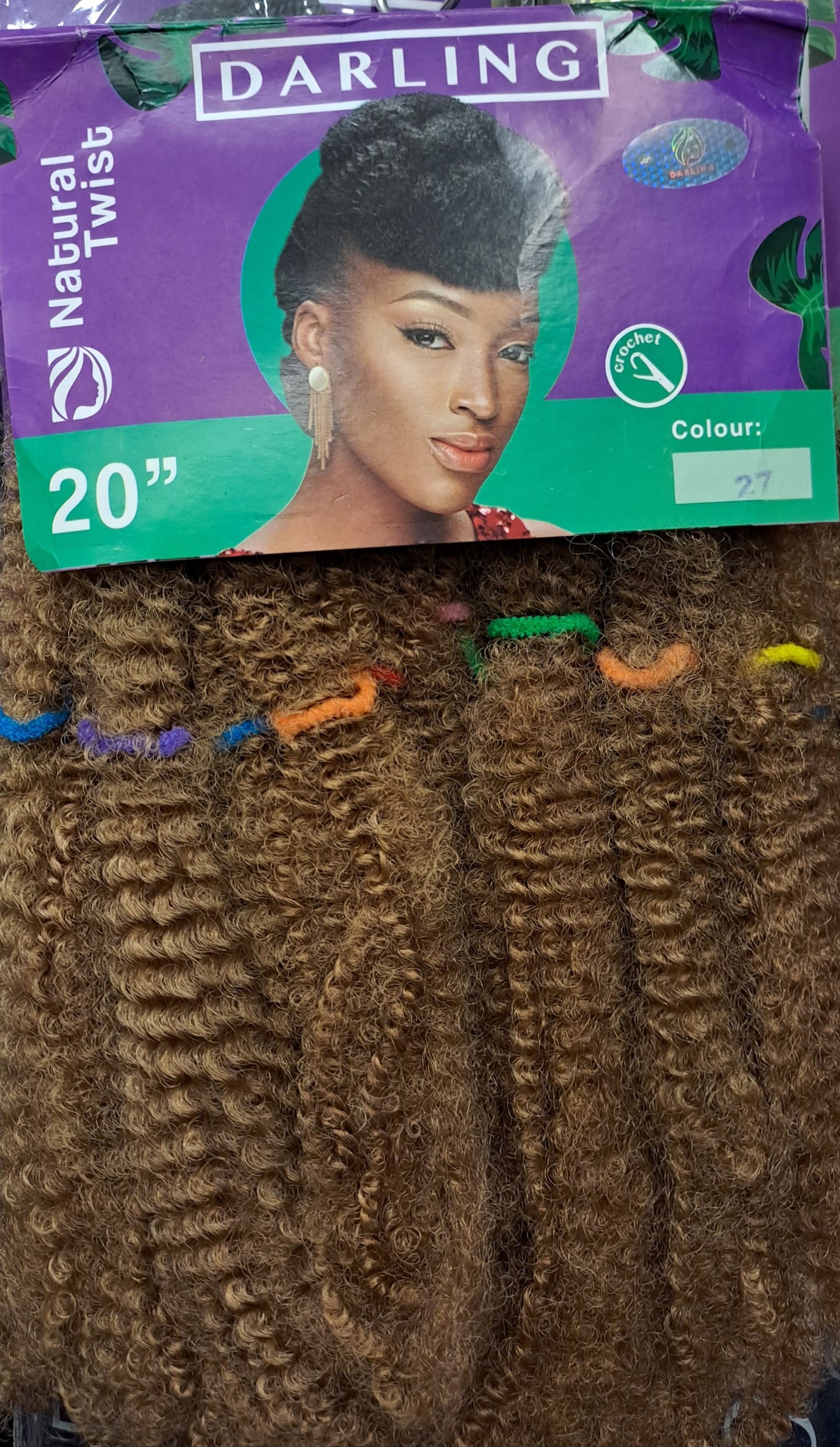 Darling Natural kinky Twist 20"