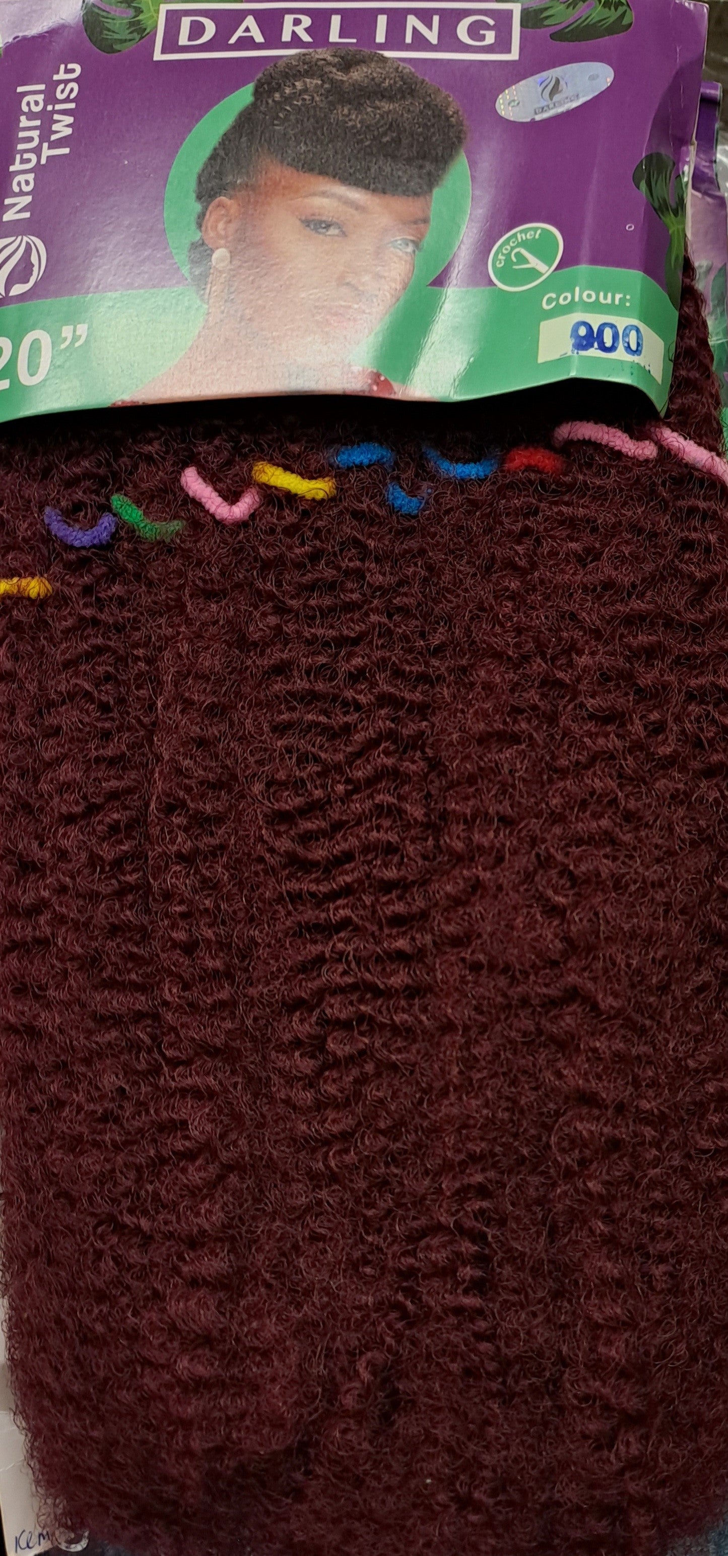 Darling Natural kinky Twist 20"