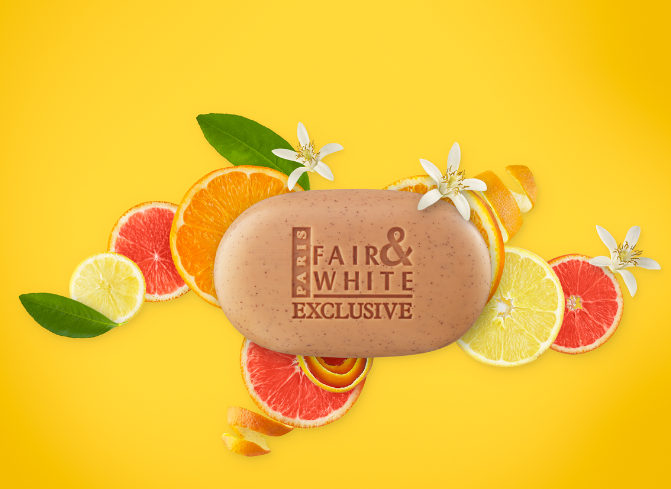 Fair & White Exclusive SAVON GOMMANT VITAMINE C EXFOLIATING SOAP VITAMIN C 200 g • 7 oz