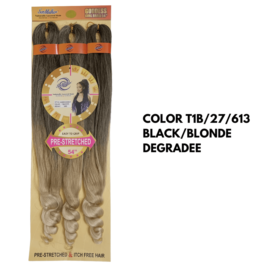 GODDESS CURL BRAID – Extension per treccine afro 70CM, 240GR