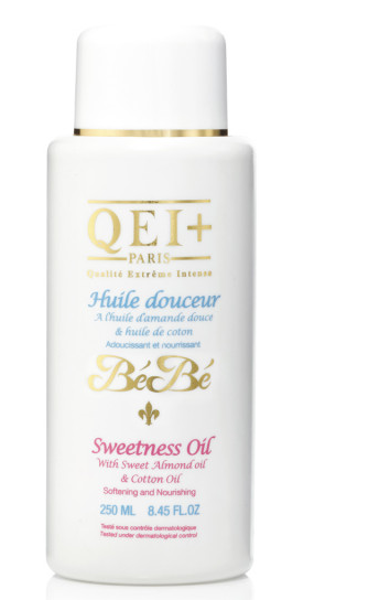 QEI+ Moisturizing Baby Oil - Sweet Almond 250ML