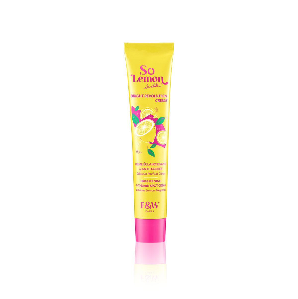 Fair & White So Lemon Brightening & Anti-Dark Spot Face Cream - Bright Revolution Creme 50ml / 1.76 fl.oz
