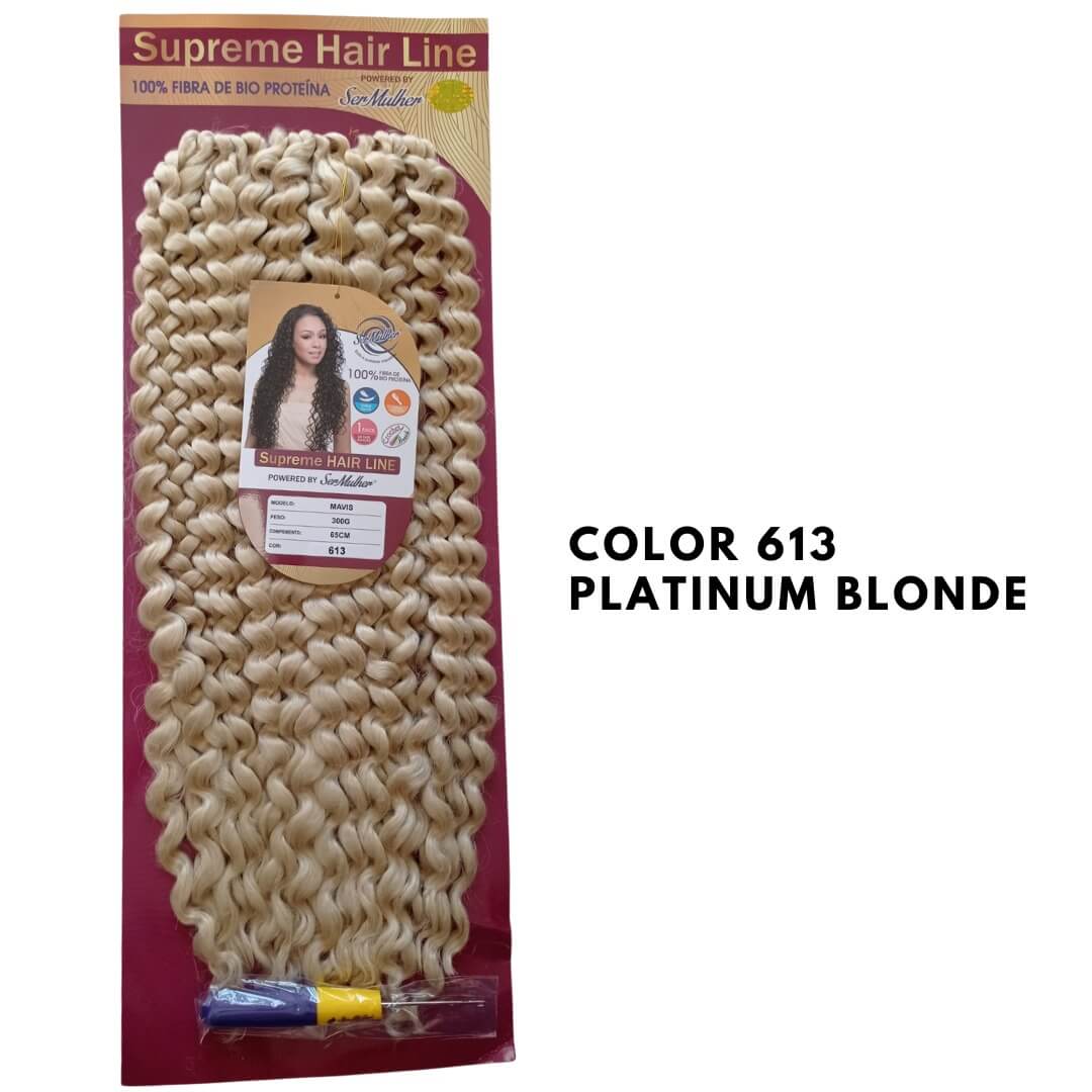 MAVIS – Extension Crochet Braids in Bioproteina – capelli Ricci 65cm 300g