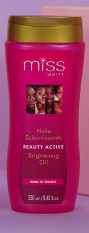 Fair & White MISS WHITE BRIGHTENING OIL- HUILE ÉCLAIRCISSANTE 250 ml • 8.45 fl.oz