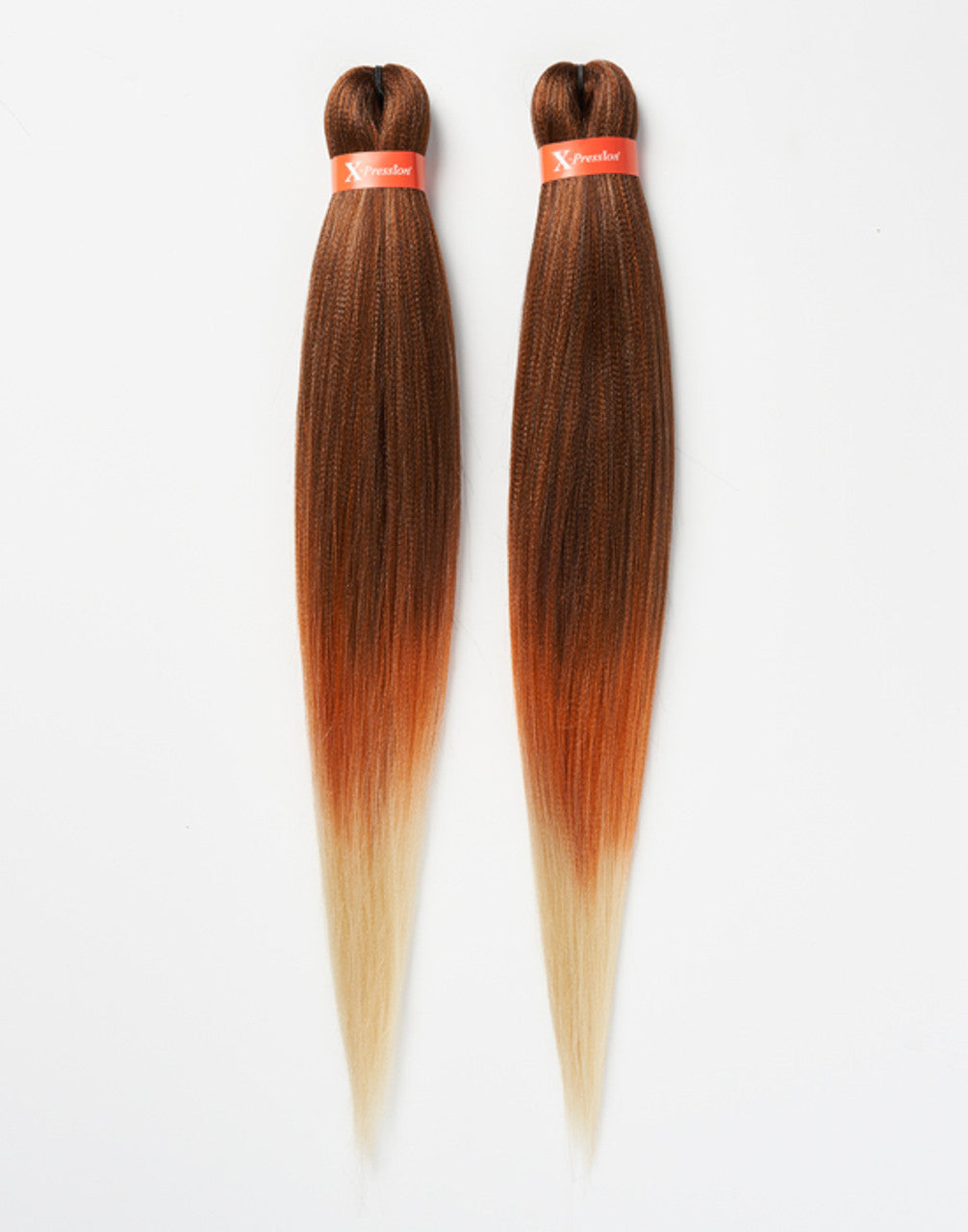 Xpression Extension Capelli Treccine braids Kanekalon Pre-stretched Ombré 160 g 2 X 46''