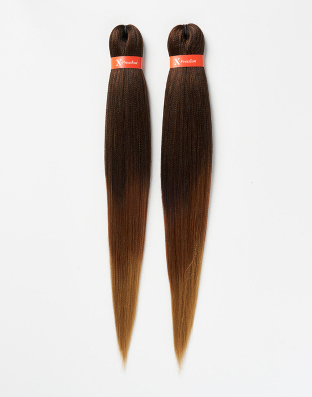 Xpression Extension Capelli Treccine braids Kanekalon Pre-stretched Ombré 160 g 2 X 46''
