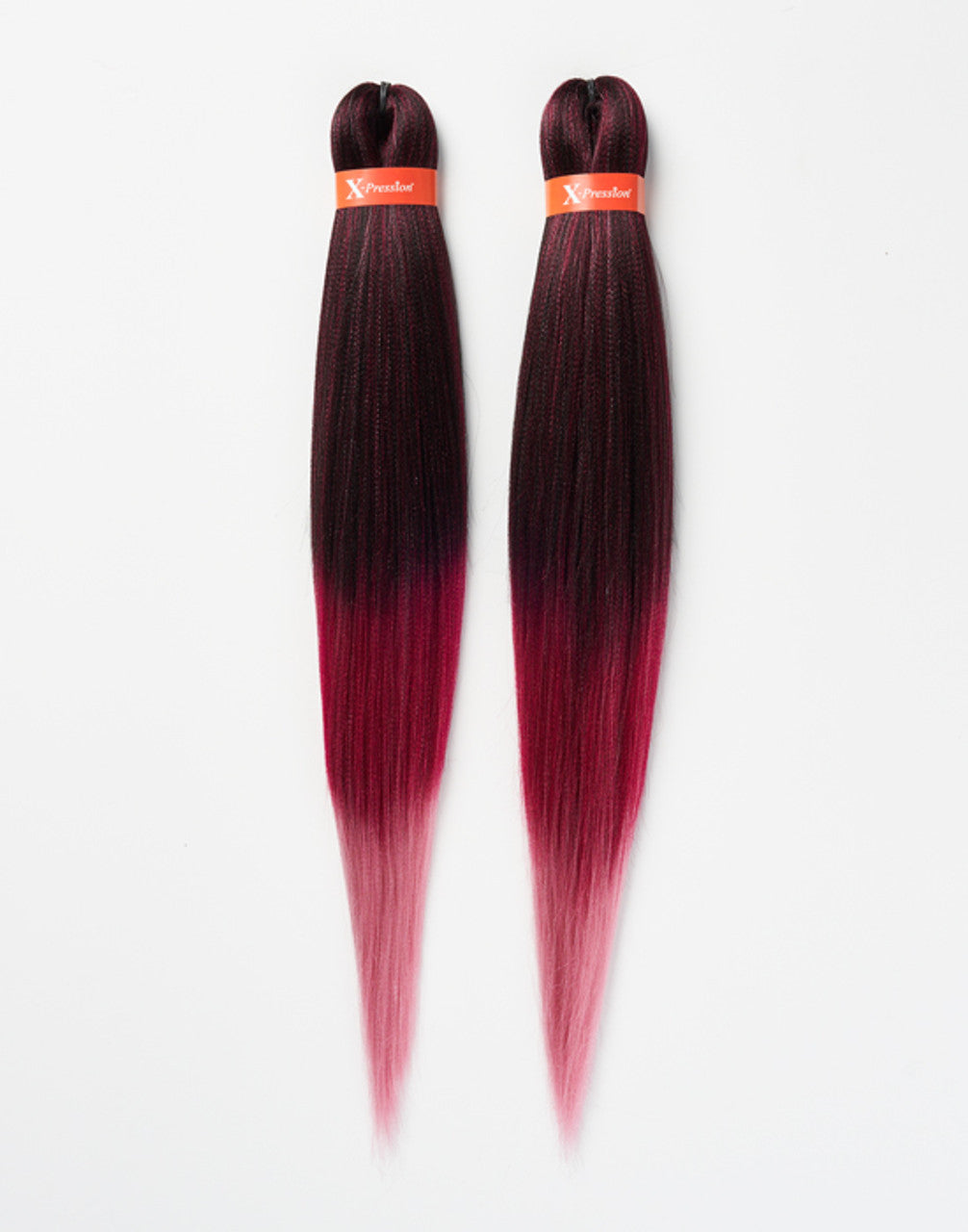 Xpression Extension Capelli Treccine braids Kanekalon Pre-stretched Ombré 160 g 2 X 46''