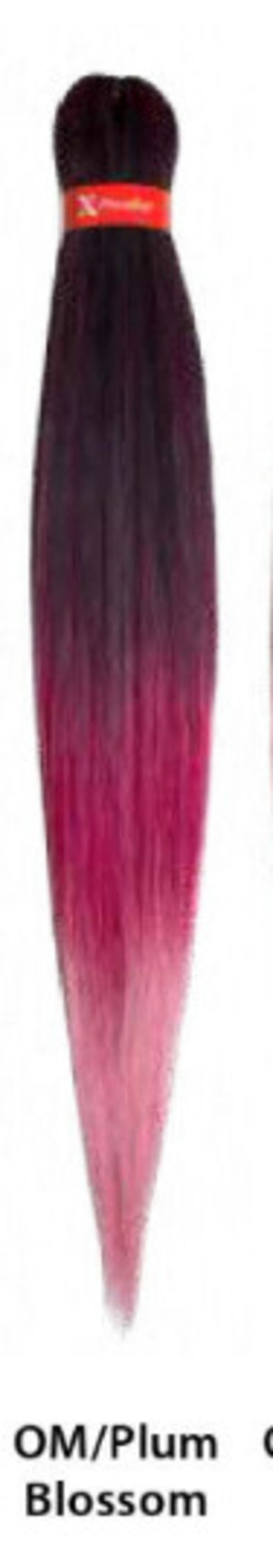 Xpression Extension Capelli Treccine braids Kanekalon Pre-stretched Ombré 160 g 2 X 46''