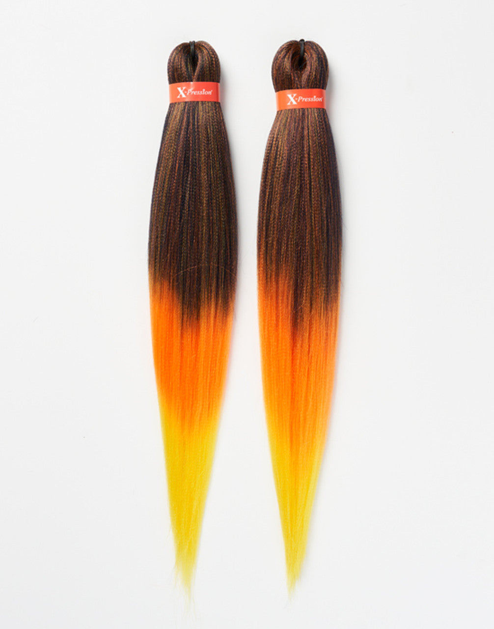 Xpression Extension Capelli Treccine braids Kanekalon Pre-stretched Ombré 160 g 2 X 46''
