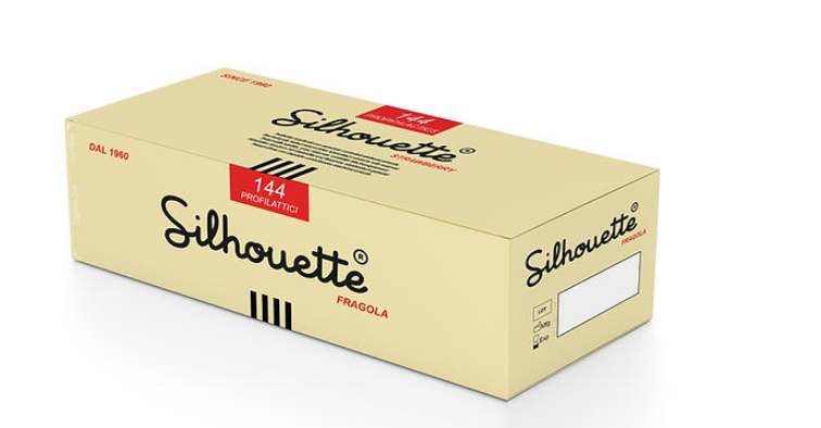 Silhouette Pamitex Aroma di fragola - strawberry 144 pz