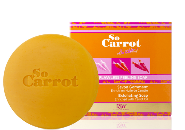 Fair & White SO CARROT FLAWLESS PEELING SOAP - EXFOLIATING SOAP SAPONE ESOFILANTE 200g / 7oz