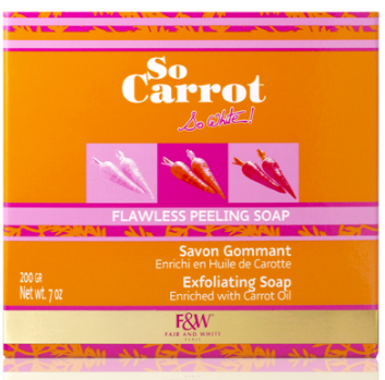 Fair & White SO CARROT FLAWLESS PEELING SOAP - EXFOLIATING SOAP SAPONE ESOFILANTE 200g / 7oz