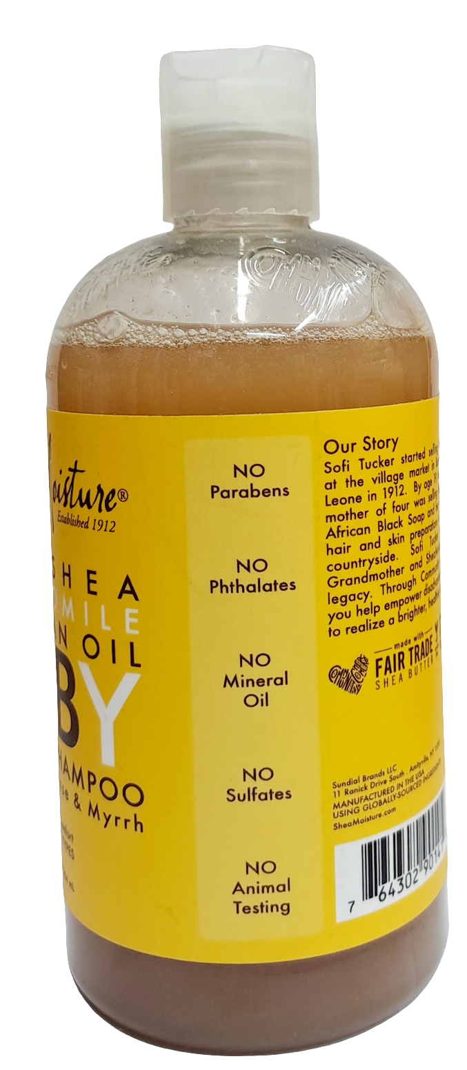 Shea Moisture Baby Wash & Shampoo, Head-To-Toe with Chamomile & Argan Oil 384ml