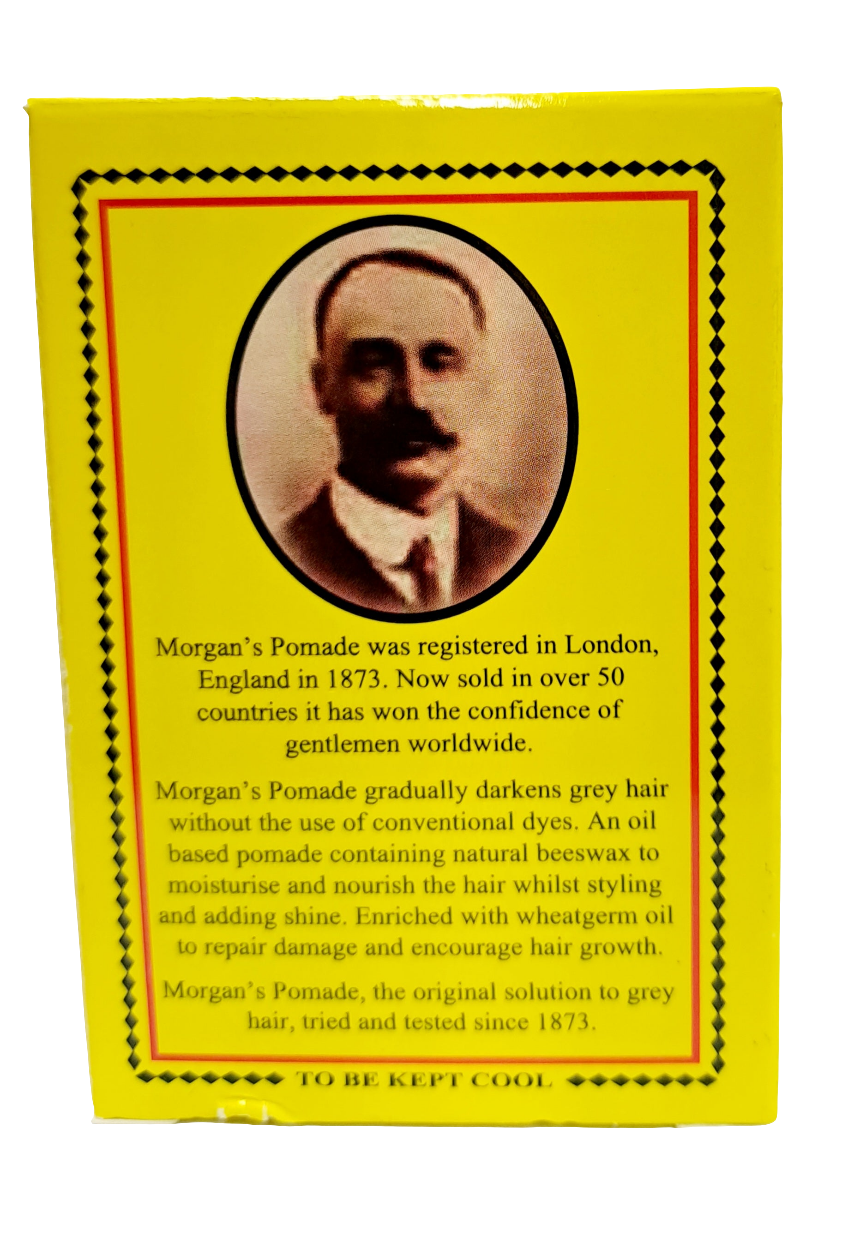 Morgan's pomade. Darkens grey hair