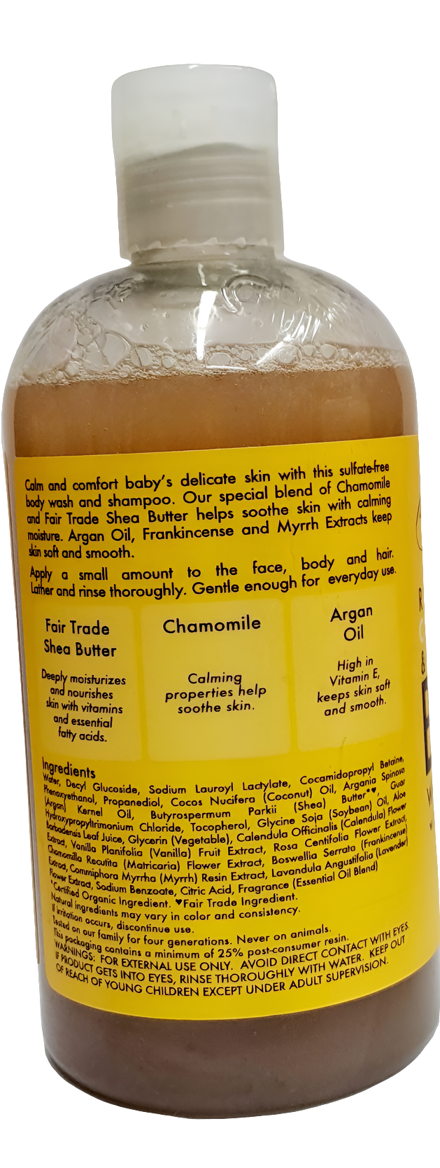 Shea Moisture Baby Wash & Shampoo, Head-To-Toe with Chamomile & Argan Oil 384ml