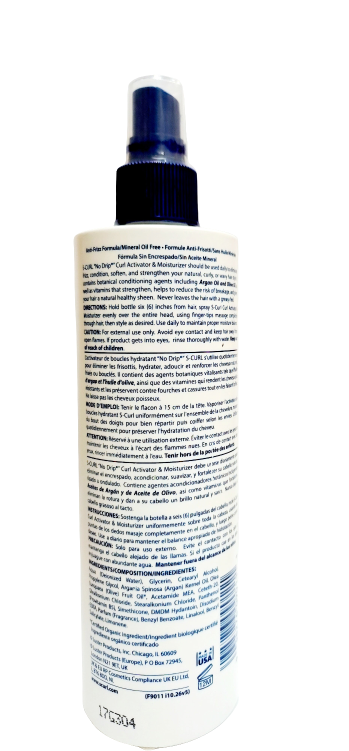 Lusters S Curl 'No Drip' Curl Activator Moisturizer 355ml (12fl.oz)
