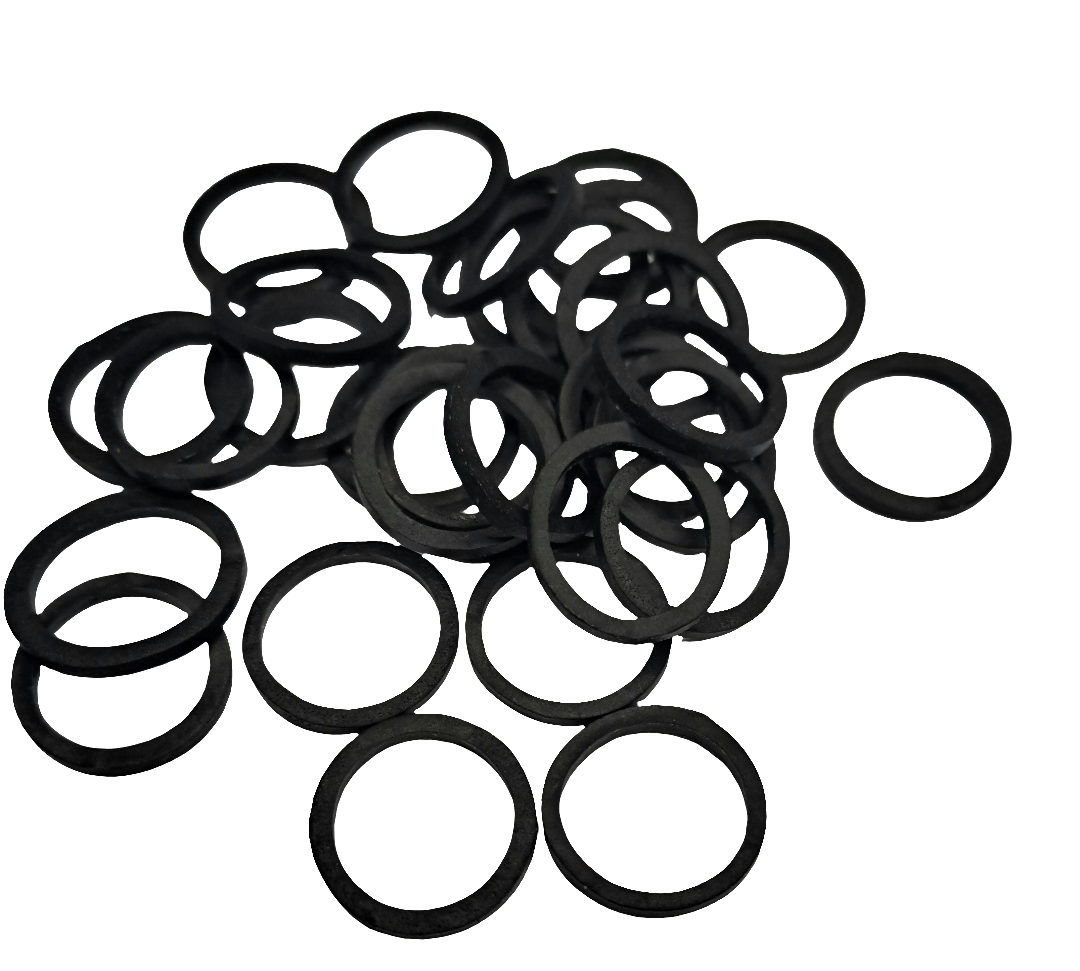 Elasticini Neri per treccine e dreadlocks. Super Resistente e non si rompe mai. Circa 30 elasticini