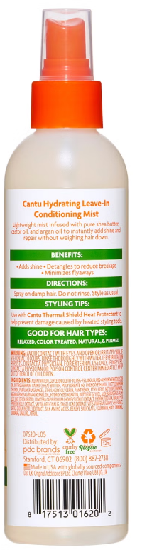 Cantu Shea Butter Hydrating Leave-In Conditioning Mist 237ml