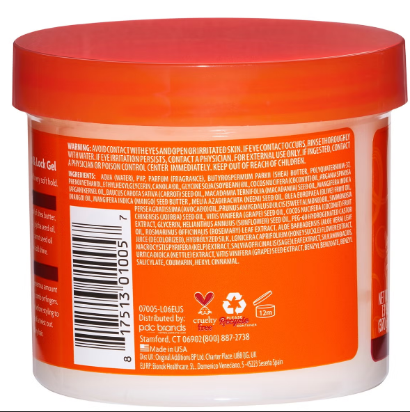 Cantu Shea Butter for Natural Hair Moisturizing Twist & Lock Gel 370g