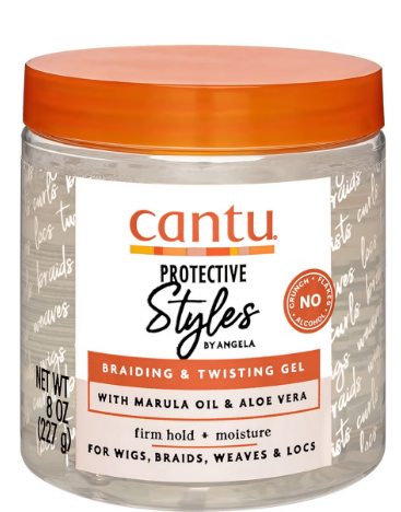 Cantu Protective Styles Braiding & Twisting Gel with Marula Oil & Aloe Vera 237ml