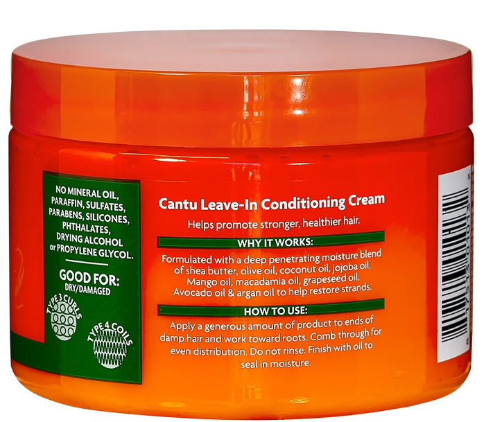 Cantu Shea Butter Leave in Conditioning Repair Cream 120z / 340g