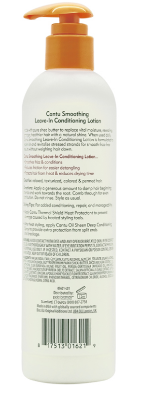 Cantu Shea butter Smoothing Leave-In Conditioning Lotion 10oz/ 284g