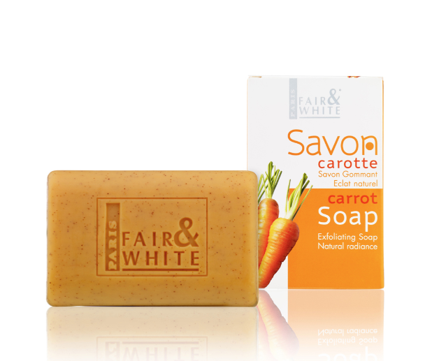 Fair & White Original CARROT EXFOLIATING SOAP-SAVON GOMMANT 200 g • 7 oz