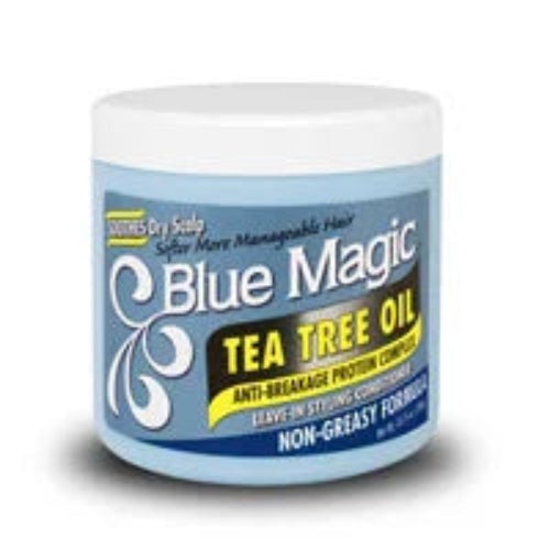 Blue Magic Tea Tree Oil Leave-In Styling Conditioner 390g 13.5oz