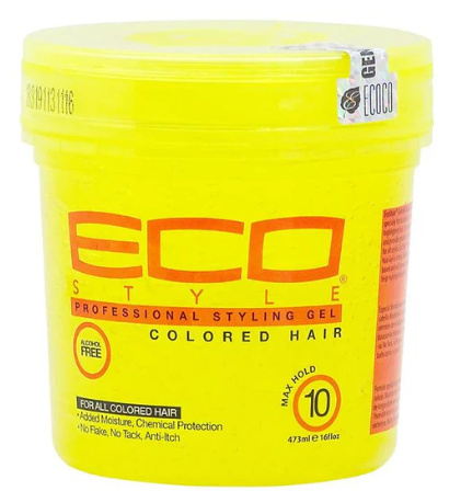 Eco Style Color Treated Yellow Styling Gel 236ml (8 fl oz)