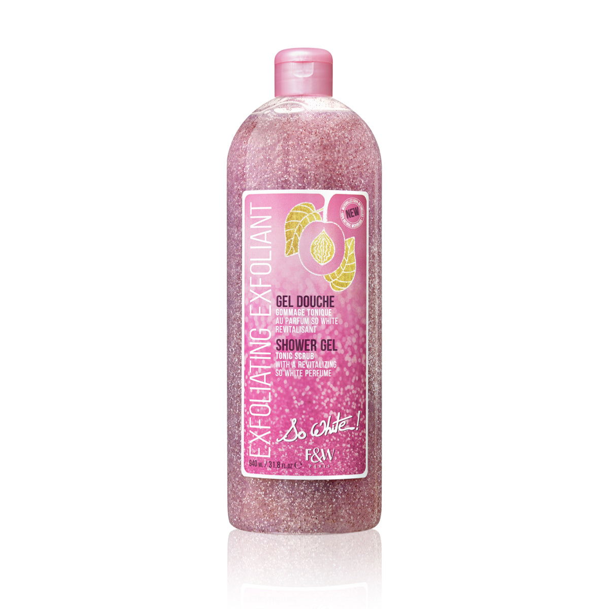 Fair & White So White SHOWER GEL SCRUB-GEL DOUCHE GOMMAGE TONIQUE 940ml