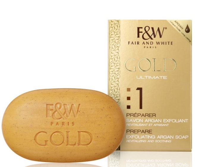 Fair & White Gold Ultimate - Exfoliating Argan Soap 200 g • 7 oz