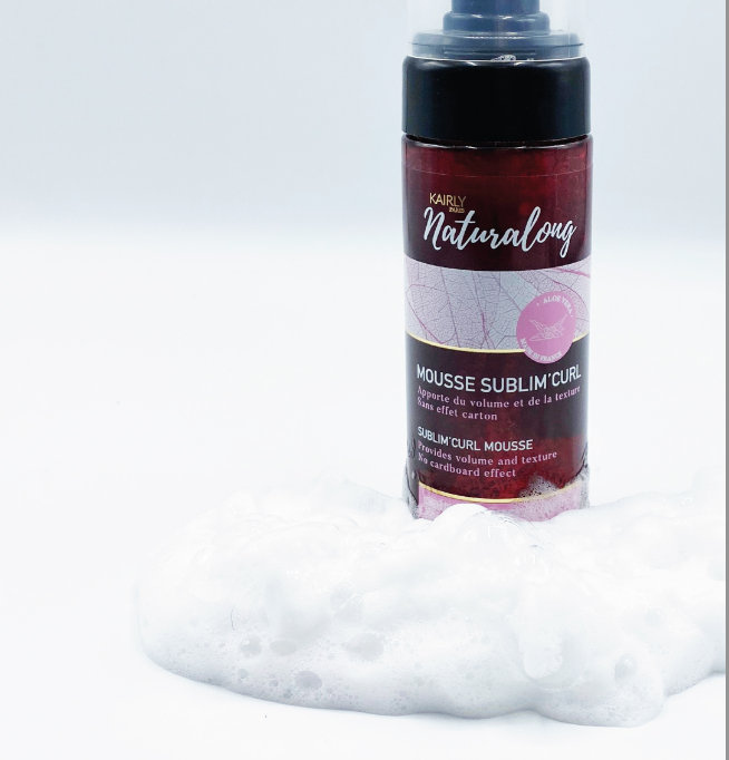 Kairy Naturalong Sublim’Curl Mousse with Aloe vera 98% natural origins ingredients 150 ml • 5.28 fl.oz