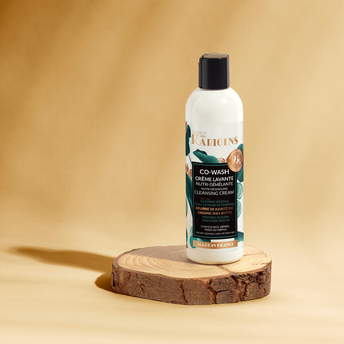 KARIGINS Co-Wash Nutri Detangling Cleansing Cream Vegetable glycerin • Organic Shea Butter • Sunflower Seed Oil 94% natural origin ingredients 250ml