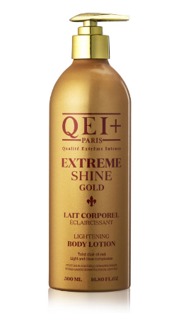 QEI+ Lightening Body Lotion - Extreme Shine Gold 500ml / 16.80 Fl.Oz