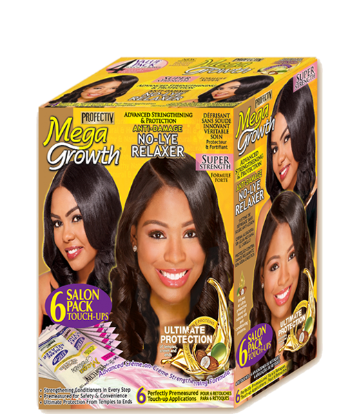 Profectiv Megagrowth Super 6 Touch Up Relaxer with Gel Neutralizing Shampo