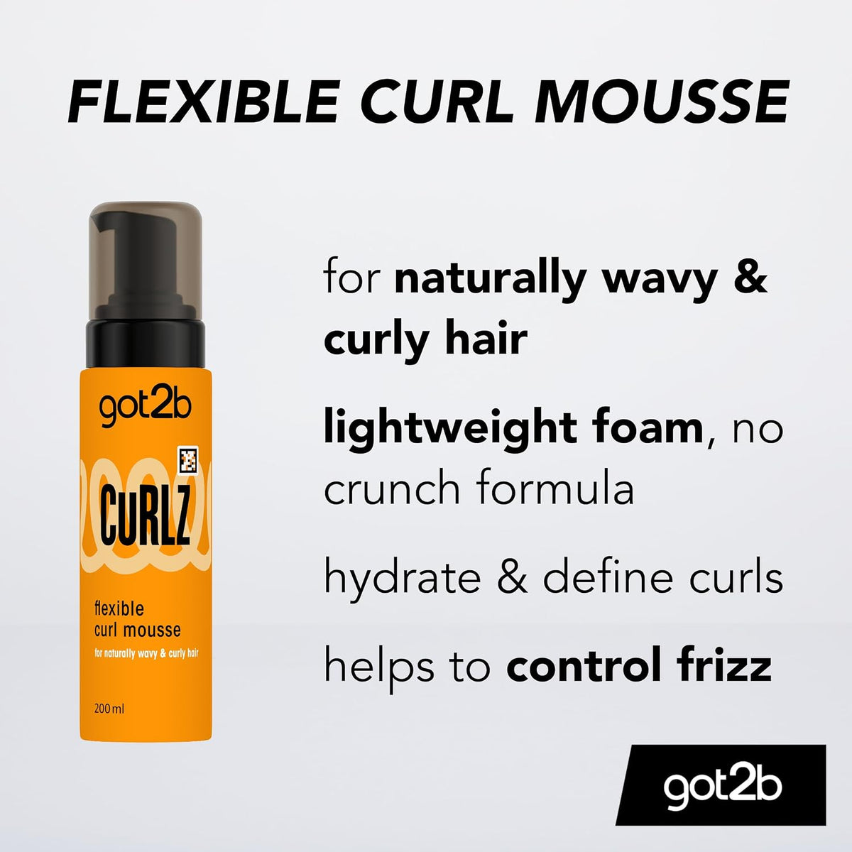 got2b Flexible Curl Mousse 200ml