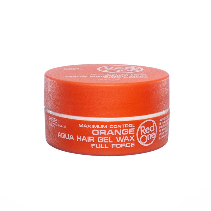 RED ONE ORANGE AQUA HAIR GEL WAX FULL FORCE CERA PER CAPELLI 150 ML
