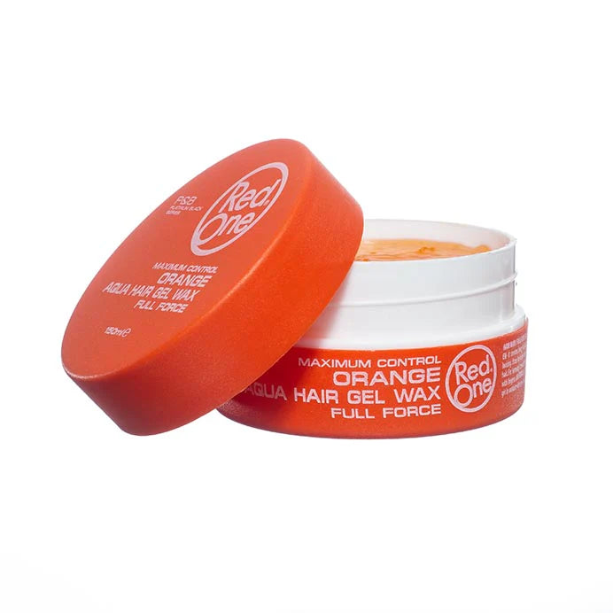 RED ONE ORANGE AQUA HAIR GEL WAX FULL FORCE CERA PER CAPELLI 150 ML